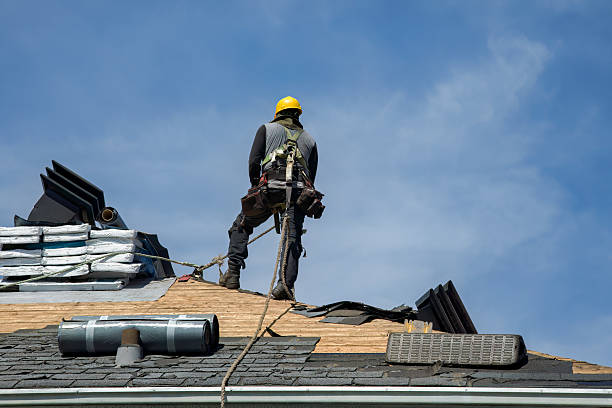 Professional Gutter Installation technician working in Big Lake, MN